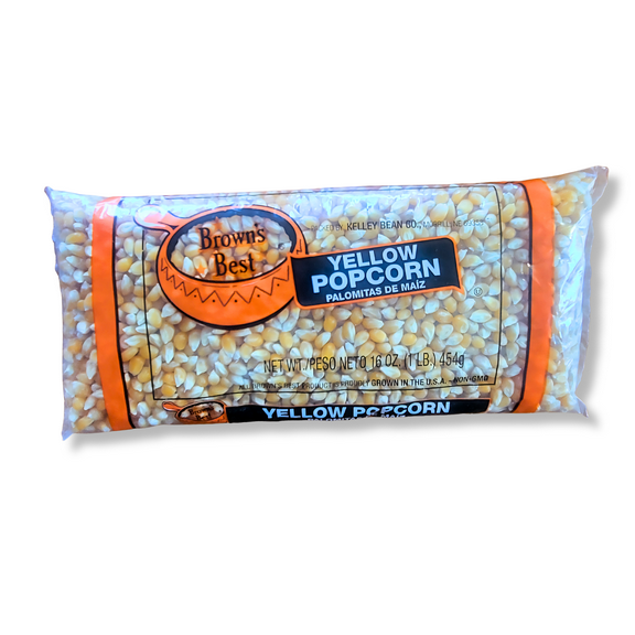Yellow Popcorn 24 Ct. Case / 1 LB. Bags