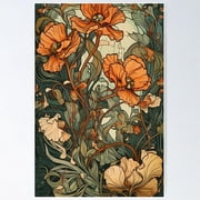 Yellow Poppies Poster Poster, Poster Only