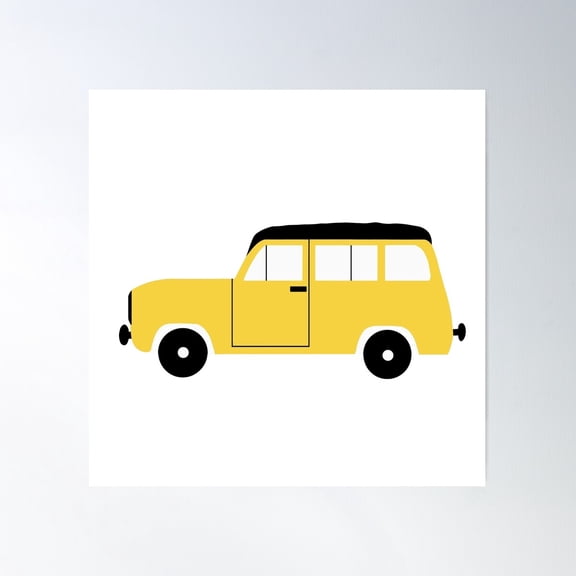 Yellow Poster Wall Art, Modern Wall Decor For Living Room Bedroom, 12x18 UNFRAMED