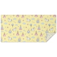 thumbnail image 1 of Yellow Princess Unicorn Pattern Rectangle Tablecloth 60"x120",Waterproof Polyester Rectangle Table Cloth, Wipeable Spillproof Polyester Tablecloth for Dining, Camping, Indoor and Outdoor, 1 of 6