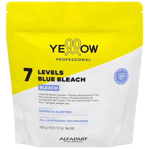 Yellow Professional Bleach 7 Levels Of Lift 17.6 Fl. Oz.