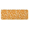 thumbnail image 1 of Yellow Puppy Dog Food Footprints Kitchen Rug Mat,Kitchen Runner Rugs Non Skid Washable,Decorative Kitchen Floor Mats for Kitchen,Sink,Laundry,17"x47.2", 1 of 7