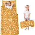 thumbnail image 1 of Yellow Puppy Dog Food Footprints Toddler Nap Mats for Kids Preschool,Sleeping Mat Bag or Kids,Toddler Sleeping Bag,Toddler Nap Mat or Daycare, 1 of 6