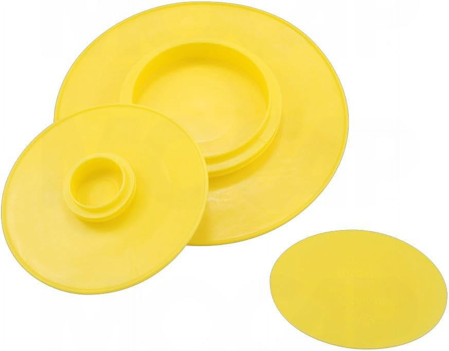 Yellow Pushin Plastic ors Made to Faces from Damage & Debris Designed ...