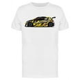 thumbnail image 1 of Yellow Racing Car Design T-Shirt Men -Image by Shutterstock, Male Small, 1 of 2