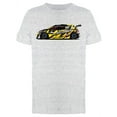 thumbnail image 1 of Yellow Racing Car Design T-Shirt Men -Image by Shutterstock, Male Small, 1 of 2