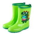 thumbnail image 1 of Yellow Rain Boots,ldren Rain Boots Comfortable Waterproof Footwear Lightweight Rain Boots for Kids Rainy Day,Rain Boots Toddler Girl,Green,3.5-4 Years, 1 of 3