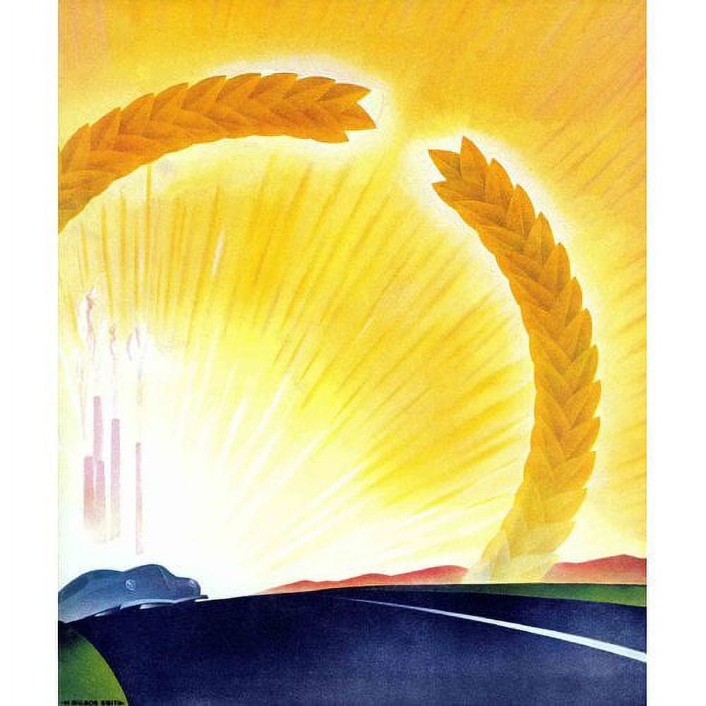 Marmont Hill Rays  Graphic Art on Wrapped Canvas