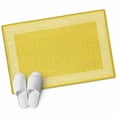 thumbnail image 1 of Yellow Retro Greek Key Large Area Rugs for Bedroom Living Room, Soft Non Slip Carpet Bedside Rug, Geometric Greece Ancient Rustic Rectangular Floor Cover Kitchen Accent Rug 2'x3' for Office, 1 of 9