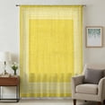 thumbnail image 1 of Yellow Retro Greek Key Sheer Curtains 84 Inches Long, Geometric Greece Ancient Rustic Light Filering Curtains, Breathable Simi Curtain Privacy Drapes for Living Room Bedroom Window Treatment, 1 of 9