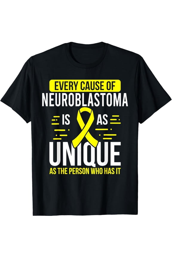 Yellow Ribbon Disease Cause Neuroblastoma Awareness T-Shirt