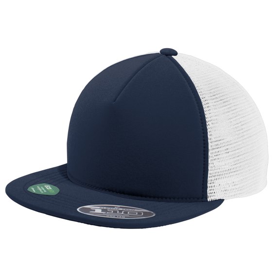 Yellow Rooster Adult Male Foam Hats Men Outdoor Cap True Navy/ White