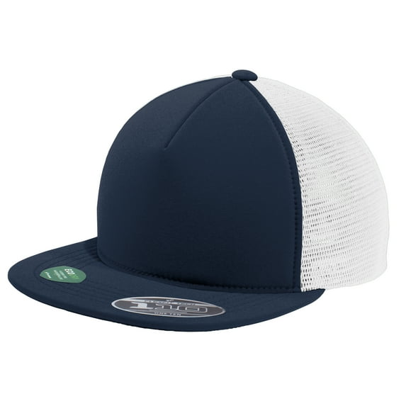 Yellow Rooster Adult Male Foam Hats Men Outdoor Cap True Navy/ White