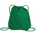 thumbnail image 1 of Yellow Rooster Adult Nylon Cinch Pack Male Backpack Kelly Green, 1 of 1