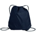 thumbnail image 1 of Yellow Rooster Adult Nylon Cinch Pack Male Backpack Navy, 1 of 1