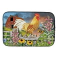 thumbnail image 1 of Yellow Rooster Greeting the Day Dish Drying Mat, 1 of 7