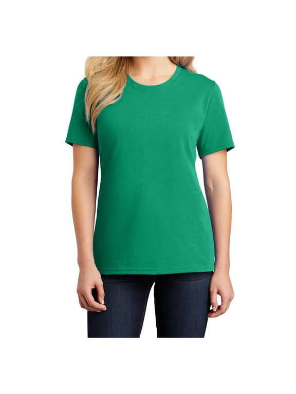Ladies Core Cotton Tee Kelly XL