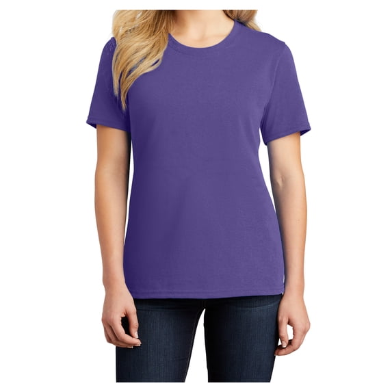 Yellow Rooster Ladies Core Cotton Tee Purple M