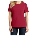 thumbnail image 1 of Yellow Rooster Ladies Core Cotton Tee Red XS, 1 of 6
