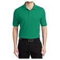 thumbnail image 1 of Yellow Rooster Male Silk Touch Polo Men Extended T-Shirts Kelly Green 6XL, 1 of 7