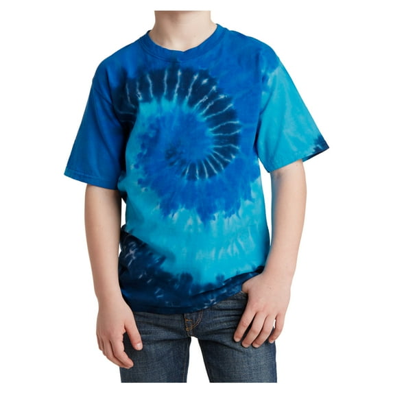 Yellow Rooster Male T-Shirts Little Boys Tie-Dye Ocean Rainbow XL