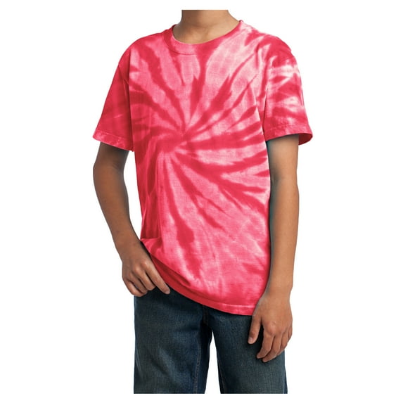 Yellow Rooster Male T-Shirts Little Boys Tie-Dye Red XS