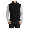 thumbnail image 1 of Yellow Rooster Men Super Soft Value Fleece Male Vest Black XS, 1 of 6