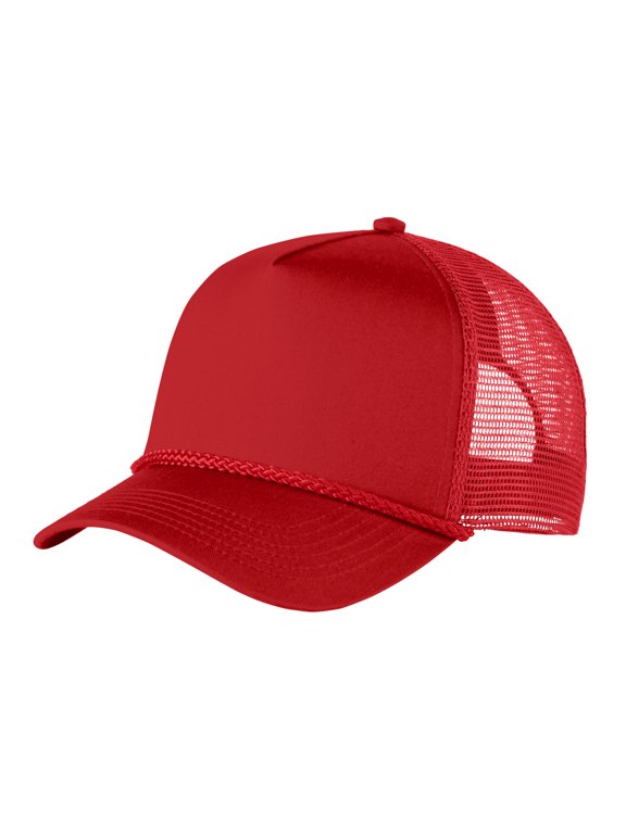 Men's 5-Panel Snapback Cap Red