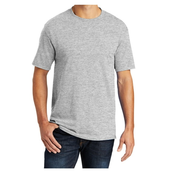 Yellow Rooster Men's Core Blend Cotton/Polyester Tee Shirt Ash S