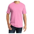 thumbnail image 1 of Yellow Rooster Men's Core Blend Cotton/Polyester Tee Shirt Candy Pink L, 1 of 6