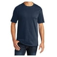 thumbnail image 1 of Yellow Rooster Men's Core Blend Cotton/Polyester Tee Shirt Navy S, 1 of 6