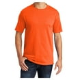 thumbnail image 1 of Yellow Rooster Men's Core Blend Cotton/Polyester Tee Shirt Safety Orange XL, 1 of 6