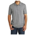 thumbnail image 1 of Yellow Rooster Men's Core Blend Jersey Knit Polo Athletic Heather 6XL, 1 of 6