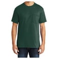 thumbnail image 1 of Yellow Rooster Men's Core Blend Pocket T-Shirts Dark Green XL, 1 of 6