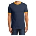 thumbnail image 1 of Yellow Rooster Men's Core Cotton Ringer Tee Navy/Gold 2XL, 1 of 6