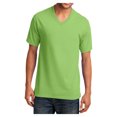 thumbnail image 1 of Yellow Rooster Men's Core Cotton V-Neck T-Shirts Lime M, 1 of 6