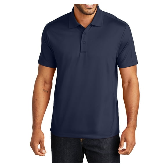 Yellow Rooster Men's Diamond Jacquard Male Polo T-Shirt True Navy S