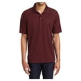 thumbnail image 1 of Yellow Rooster Men's Dri-Mesh Pro Polyester Polo Shirt Maroon 4XL, 1 of 7