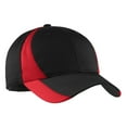 thumbnail image 1 of Yellow Rooster Men's Dry Zone Nylon Colorblock Male Cap Black/ True Red, 1 of 3