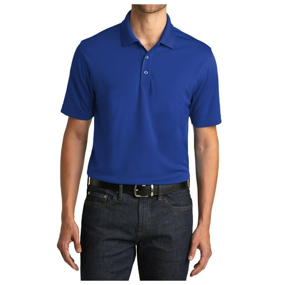 Yellow Rooster Men's Dry Zone UV Micro Mesh Polo True Royal 6XL