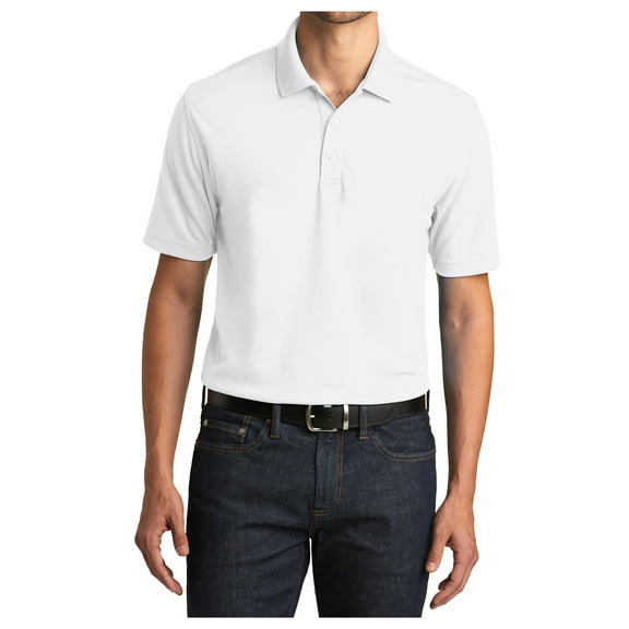 Yellow Rooster Men's Dry Zone UV Micro Mesh Polo White 5XL