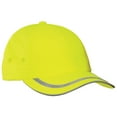 thumbnail image 1 of Yellow Rooster Men's Enhanced Polyester Visibility Cap Safety Yellow, 1 of 4
