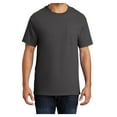 thumbnail image 1 of Yellow Rooster Men's Essential Cotton T-Shirt with Pocket Charcoal S, 1 of 6