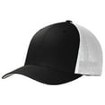 thumbnail image 1 of Yellow Rooster Men's Flexfit Mesh Back Male Cap Black/ White L/XL, 1 of 7