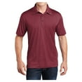 thumbnail image 1 of Yellow Rooster Men's Heather Contender Polyester Polo Cardinal Heather M, 1 of 8