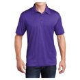 thumbnail image 1 of Yellow Rooster Men's Heather Contender Polyester Polo Varsity Purple Heather XS, 1 of 8