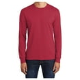 thumbnail image 1 of Yellow Rooster Men's Long Sleeve Core Blend T-Shirts Red 3XL, 1 of 6