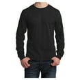 thumbnail image 1 of Yellow Rooster Men's Long Sleeve Core Cotton Tee Jet Black XL, 1 of 6