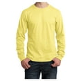 thumbnail image 1 of Yellow Rooster Men's Long Sleeve Core Cotton Tee Yellow 2XL, 1 of 6