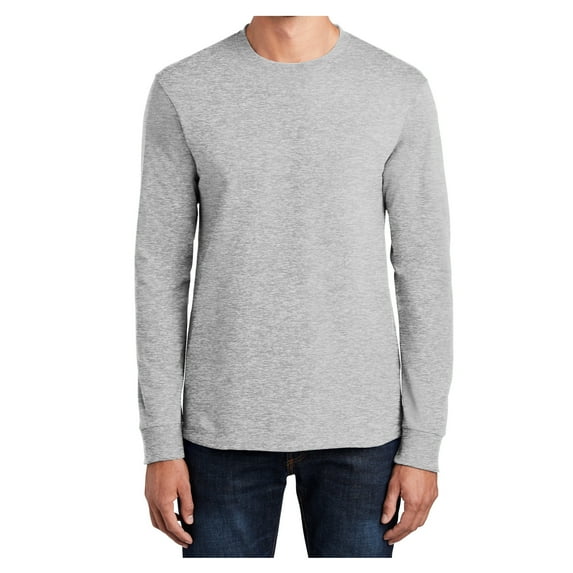 Yellow Rooster Men's Long Sleeve Essential T-Shirt Ash 3XL
